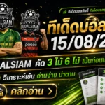 ทีเด็ดบอลสเต็ป 15 สิงหาคม 2569 คัดเน้น 3 คู่ 6 คู่ GOALSIAM ชี้เป้าก่อนเกม ห้ามพลาดก่อนบอลเตะ