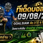 ทีเด็ดบอลสเต็ป 9 สิงหาคม 2569 เปิดโพย 3+6 คู่ GOALSIAM คัดเกมน่าจับตา อ่านก่อนบอลเตะแล้วค่อยตัดสินใจ
