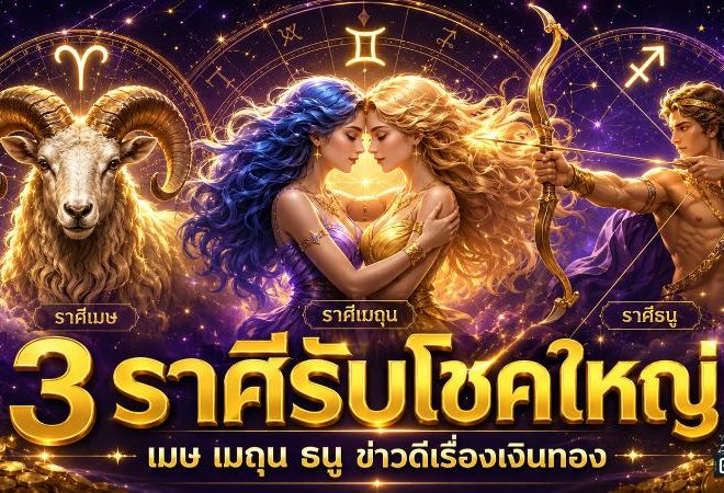 ดวงวันนี้แรงส่งท้ายเดือน 3 ราศีรับทรัพย์เด่น เงินก้อนมีลุ้น ข่าวดีการเงินกำลังมา