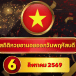 ครบจบก่อนลุ้น! สถิติหวยฮานอยวันนี้ 6 สิงหาคม 2569 เปิดเลขเด่นชนหลายช่วง ไล่หวยฮานอยย้อนหลัง 30 วัน ครบ 4 รอบกับ GOALSIAM