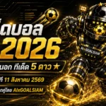 ทีเด็ดบอล AI 2026 วันอังคารที่ 11 สิงหาคม 2569 เปิดโพยวิเคราะห์ 5 ดาว ครบทุกลีก เช็กทุกมุมก่อนเกมกับ AIxGOALSIAM