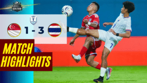 ไฮไลท์บอลวันนี้ ฟุตบอลชิงแชมป์อาเซียน ระหว่าง สิงคโปร์ พบ ไทย วันนี้ 15/8/69