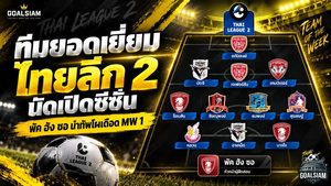 ทีมยอดเยี่ยมไทยลีก 2 นัดเปิดซีซั่น พัค ฮัง ซอ นำแข้งฟอร์มเดือดยึดโผ Matchweek 1