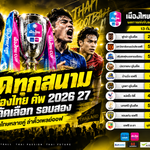 เดือดทุกสนาม! สรุปผลเมืองไทย คัพ 2026/27 รอบคัดเลือกรอบสอง 13 ก.ย. ดวลจุดโทษกระจาย ล่าตั๋วเพลย์ออฟ