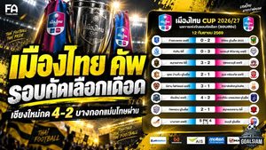 เมืองไทย คัพ รอบคัดเลือกเดือด! เชียงใหม่กด 4-2 บางกอกแม่นโทษดับธนบุรี
