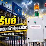 บุรีรัมย์ยกระดับความปลอดภัย ช้าง อารีนา ติดระบบเตือนฟ้าผ่าอัจฉริยะ รับมือพายุฝนก่อนเกมไทยลีก