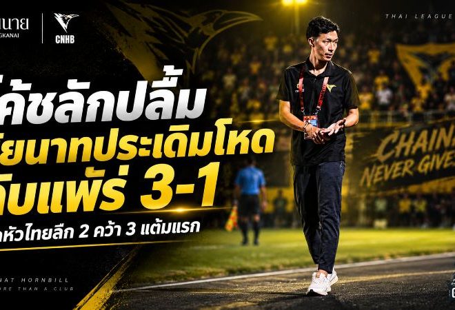 โค้ชลักชื่นใจ ชัยนาทเด็กพลังหนุ่มเปิดหัวเดือด ทุบแพร่ 3-1 ประเดิมไทยลีก 2 สามแต้มเต็ม