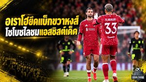 อเราโฮยึดแบ็กขวาหงส์! โซโบซไลชมชัดหลังแอสซิสต์เหนือชั้นพาลิเวอร์พูลคว่ำแอตฯ
