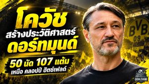 โควัชสร้างประวัติศาสตร์ดอร์ทมุนด์ 50 นัด 107 แต้ม เหนือคลอปป์-ฮิตซ์เฟลด์