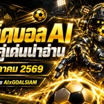 ทีเด็ดบอล AI 2026 วันนี้ 1 ตุลาคม 2569 เปิดชุดวิเคราะห์ครบทุกลีก เช็กคู่เด่น ทีเด็ด 5 ดาว ก่อนเกมกับ AIxGOALSIAM