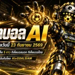 ทีเด็ดบอล AI 2026 วันนี้ 23 กันยายน 2569 เปิดโพยวิเคราะห์ครบทุกลีก เช็กทีเด็ด 5 ดาว ทีเด็ดบอลนอก และทีมชาติไทยก่อนเกม