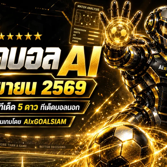 ทีเด็ดบอล AI 8 กันยายน 2569 เปิดชุดวิเคราะห์ครบทุกลีก คัดคู่เด่นก่อนเกมกับ AIxGOALSIAM