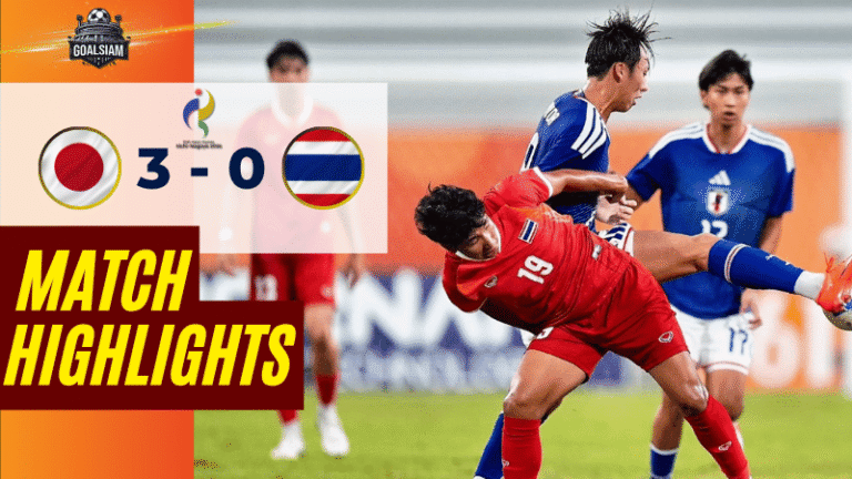 ไฮไลท์บอลวันนี้ ฟุตบอลเอเชียนเกมส์ ระหว่าง ญี่ปุ่น U23 พบ ทีมชาติไทย U23 วันนี้ 23/9/69