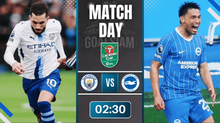 ดูบอลออนไลน์ คาราบาว คัพ แมนซิตี้ พบกับ ไบรท์ตัน 28/10/69