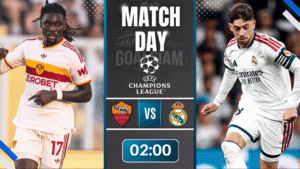 ดูบอลออนไลน์ ยูฟ่า แชมเปี้ยนส์ ลีก โรม่า พบกับ เรอัล มาดริด 14/10/69