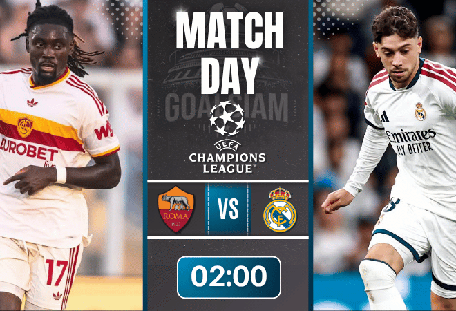 ดูบอลออนไลน์ ยูฟ่า แชมเปี้ยนส์ ลีก โรม่า พบกับ เรอัล มาดริด 14/10/69