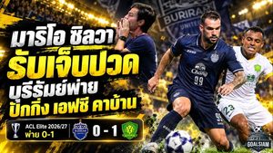 มาริโอ ซิลวา รับเจ็บปวด! บุรีรัมย์ยิง 16 ครั้งไร้สกอร์ โดนปักกิ่งบุกเชือด 0-1 ศึก ACL Elite