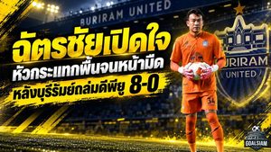 ฉัตรชัยเปิดใจช็อกกลางสนาม! หัวกระแทกพื้นจนหน้ามืด แต่กัดฟันเฝ้าเสาช่วยบุรีรัมย์ถล่มดีพียู 8-0