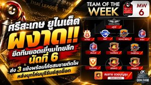ศรีสะเกษ ยูไนเต็ด ผงาดยึดทีมยอดเยี่ยมไทยลีก นัดที่ 6 ส่ง 3 แข้งพร้อมโค้ชสมชายติดโผ หลังบุกโค่นบุรีรัมย์สุดช็อก