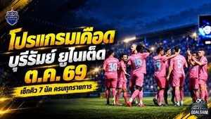 โปรแกรมเดือด 7 นัด บุรีรัมย์ ยูไนเต็ด ตุลาคม 2569 ศึกใหญ่ถาโถมทั้งไทยและเอเชีย