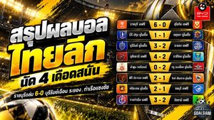สรุปผลบอลไทยลีก นัดที่ 4 เดือดสนั่น! ราชบุรี 10 คนถล่ม 6-0 บุรีรัมย์โกงตาย ท่าเรือพลิกนรกแซงชัย