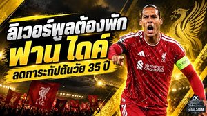 ฟาน ไดค์ วัย 35 ปียังแกร่ง แต่ลิเวอร์พูลต้องเริ่มคิดเรื่องพัก