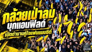 กล้วยเป่าลมสะเทือนแอนฟิลด์! เปิดตำนาน 39 ปี แฟนแมนซิตี้ชูสัญลักษณ์สู้วิกฤต 114 ข้อหา ก่อนบุกถล่มลิเวอร์พูล 3-0