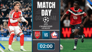 ดูบอลออนไลน์ ยูฟ่า แชมเปี้ยนส์ ลีก อาร์เซนอล พบกับ ลีลล์ 13/10/69