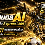 ทีเด็ดบอล AI 2026 วันนี้ 8 ตุลาคม 2569 เจาะลึก 34 คู่เด่น! คัดทีเด็ด 5 ดาว บอลไทย บอลนอก วิเคราะห์ทุกลีกก่อนเกมเตะ