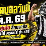 ทีเด็ดบอลวันนี้ 7 ต.ค. 69 ชี้ 4 คู่เด่นลีกบราซิล โบตาโฟโก้-ครูเซโร่ น่าจับตา รีบอ่านก่อนเกม!
