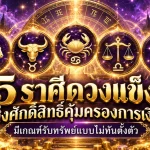ดวงวันนี้แรงมาก 5 ราศีดวงแข็ง เงินใกล้ขาดมือยังมีทางรอด สิ่งศักดิ์สิทธิ์หนุนรับทรัพย์แบบไม่ทันตั้งตัว