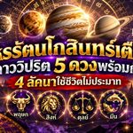 ดวงวันนี้สะเทือน 4 ลัคนา! โหรรัตนโกสินทร์เตือนดาววิปริต 5 ดวงพร้อมกัน พฤษภ สิงห์ ตุลย์ มีน ต้องระวังอะไรบ้าง