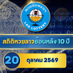 สถิติหวยลาวออกวันที่ 20 ย้อนหลัง 10 ปี เปิดเลขเด่น 0-7 เจาะคู่ 07-55 เลขห่าง ก่อนตรวจหวยลาว GOALSIAM